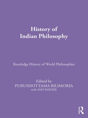 cover image of History of Indian Philosophy